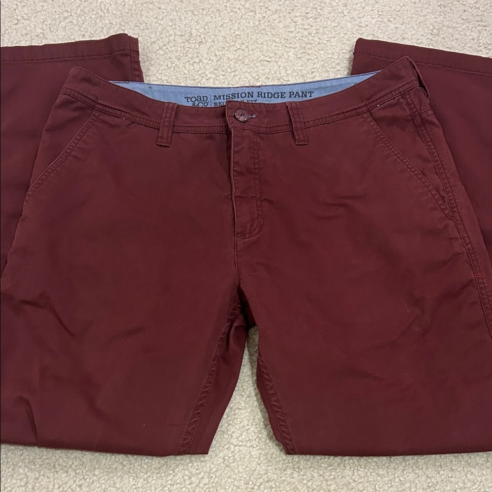 Toad&Co Mission Ridge Regular Fit Chinos - Picture 2 of 5